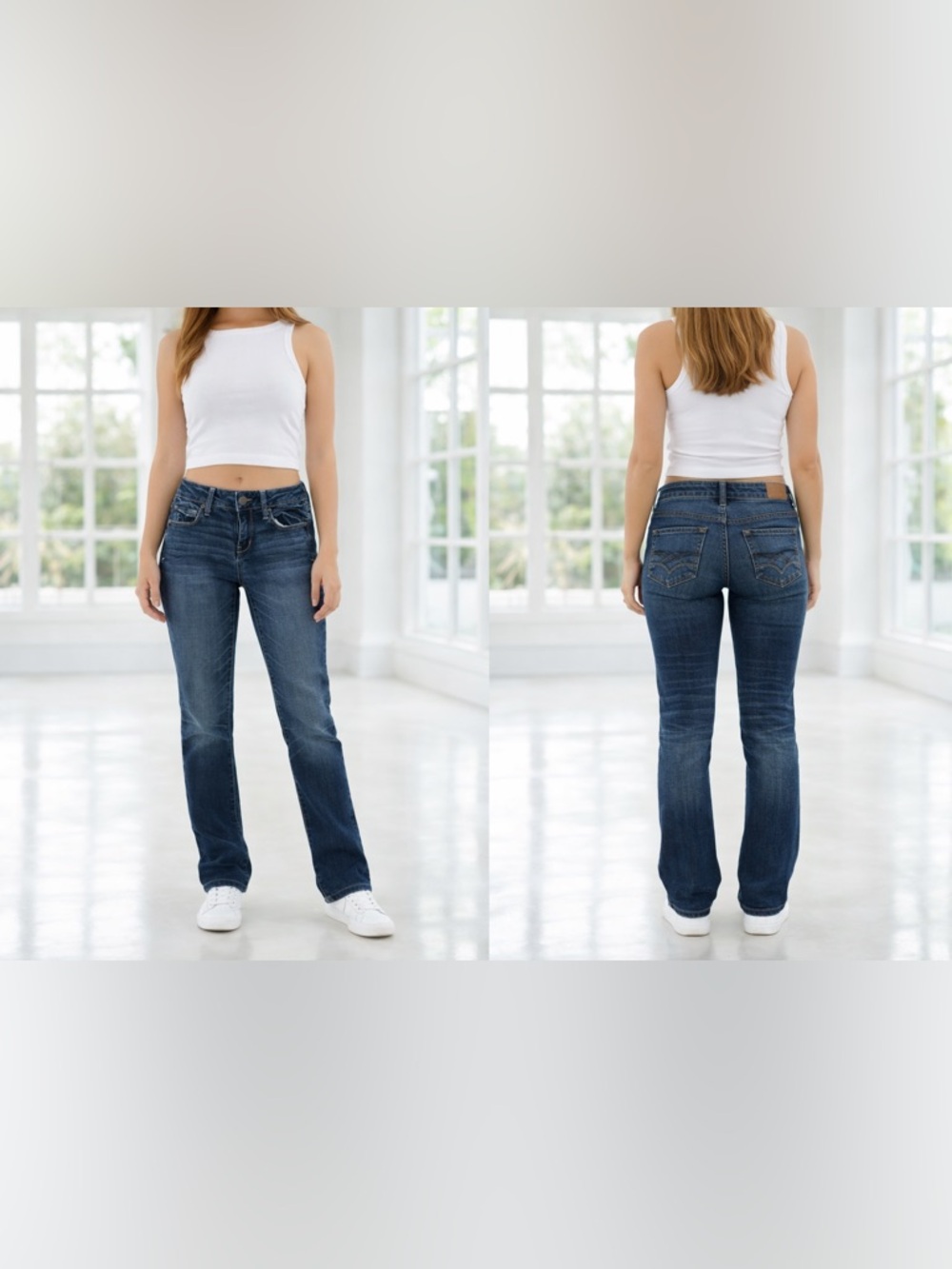 Liverpool Women's Boot Cut Jeans in Dark Blue Wash size 25- GUC